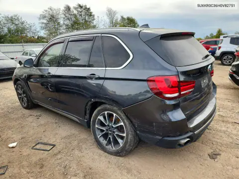2017 BMW X5 xDrive35I VIN 5UXKR0C36H0V82751 фото 2