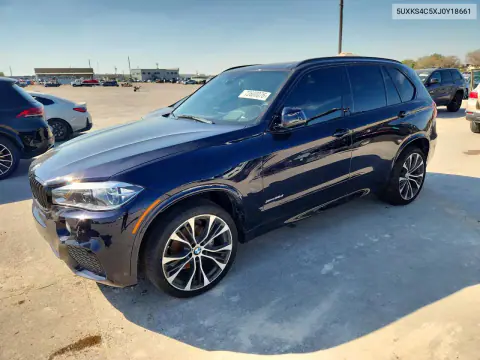 5UXKS4C5XJ0Y18661 — 2018 BMW X5, Сторона, фото до ремонта