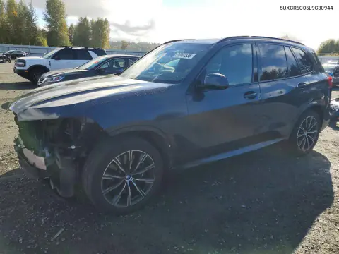 5UXCR6C05L9C30944 — 2020 BMW X5, Передняя часть, фото до ремонта