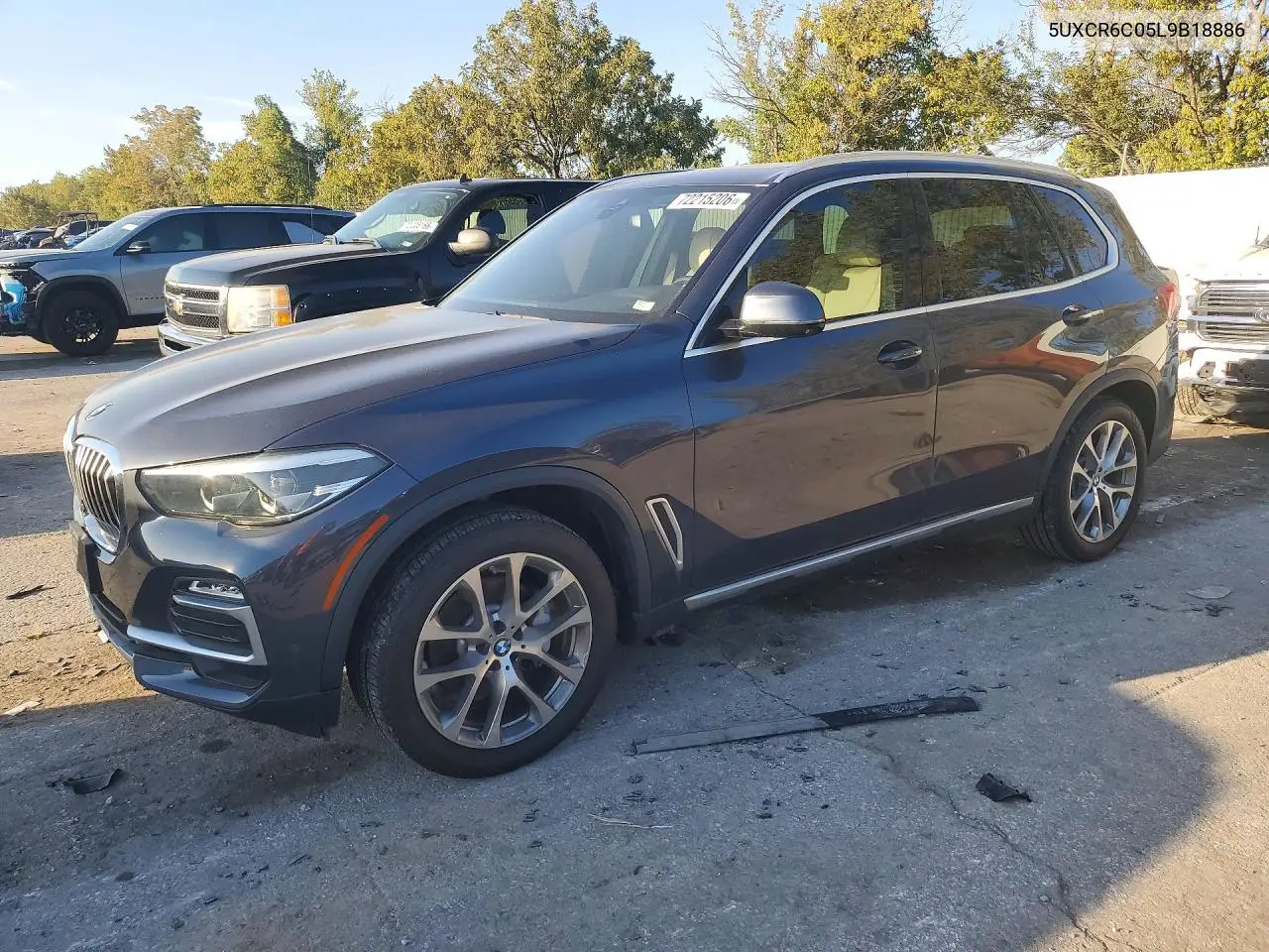 2020 BMW X5 xDrive40I VIN 5UXCR6C05L9B18886 фото 1