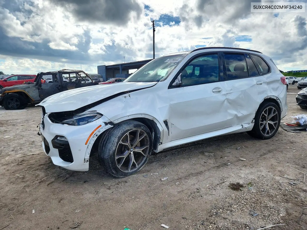 2021 BMW X5 Sdrive 40I VIN 5UXCR4C02M9F34240 фото 1