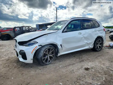 5UXCR4C02M9F34240 — 2021 BMW X5, Переворот, фото до ремонта
