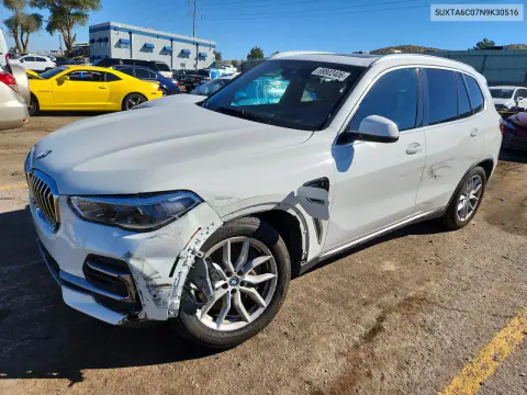 5UXTA6C07N9K30516 — 2022 BMW X5, Передняя часть, фото до ремонта