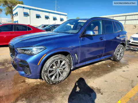 5UXCR6C05N9L87941 — 2022 BMW X5, Задняя часть, фото до ремонта
