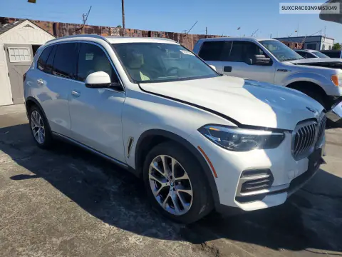 2022 BMW X5 Sdrive 40I VIN 5UXCR4C03N9M53049 фото 4