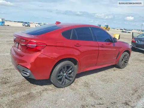 2019 BMW X6 Sdrive35I VIN 5UXKU0C58K0H99535 фото 3