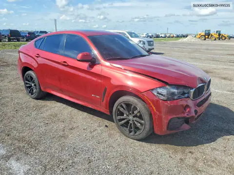 2019 BMW X6 Sdrive35I VIN 5UXKU0C58K0H99535 фото 4