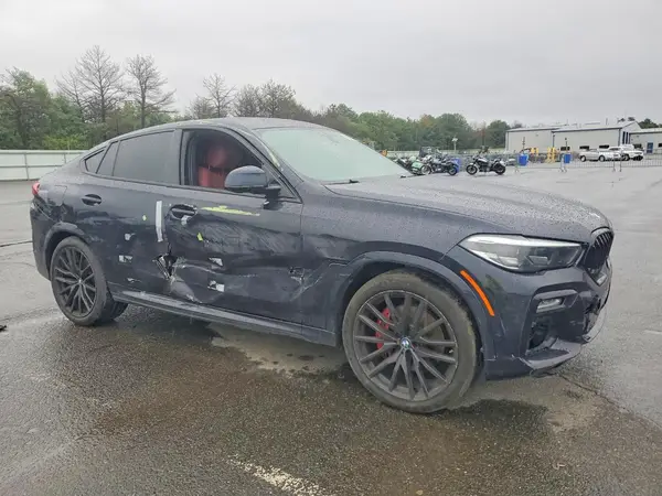 5UXCY6C07M9G23767 — 2021 BMW X6, фото 4 с аукциона Copart, Боковая часть