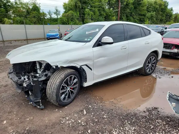 5UXCY6C07N9L59304 — 2022 BMW X6, Передняя часть (Front End), фото до ремонта
