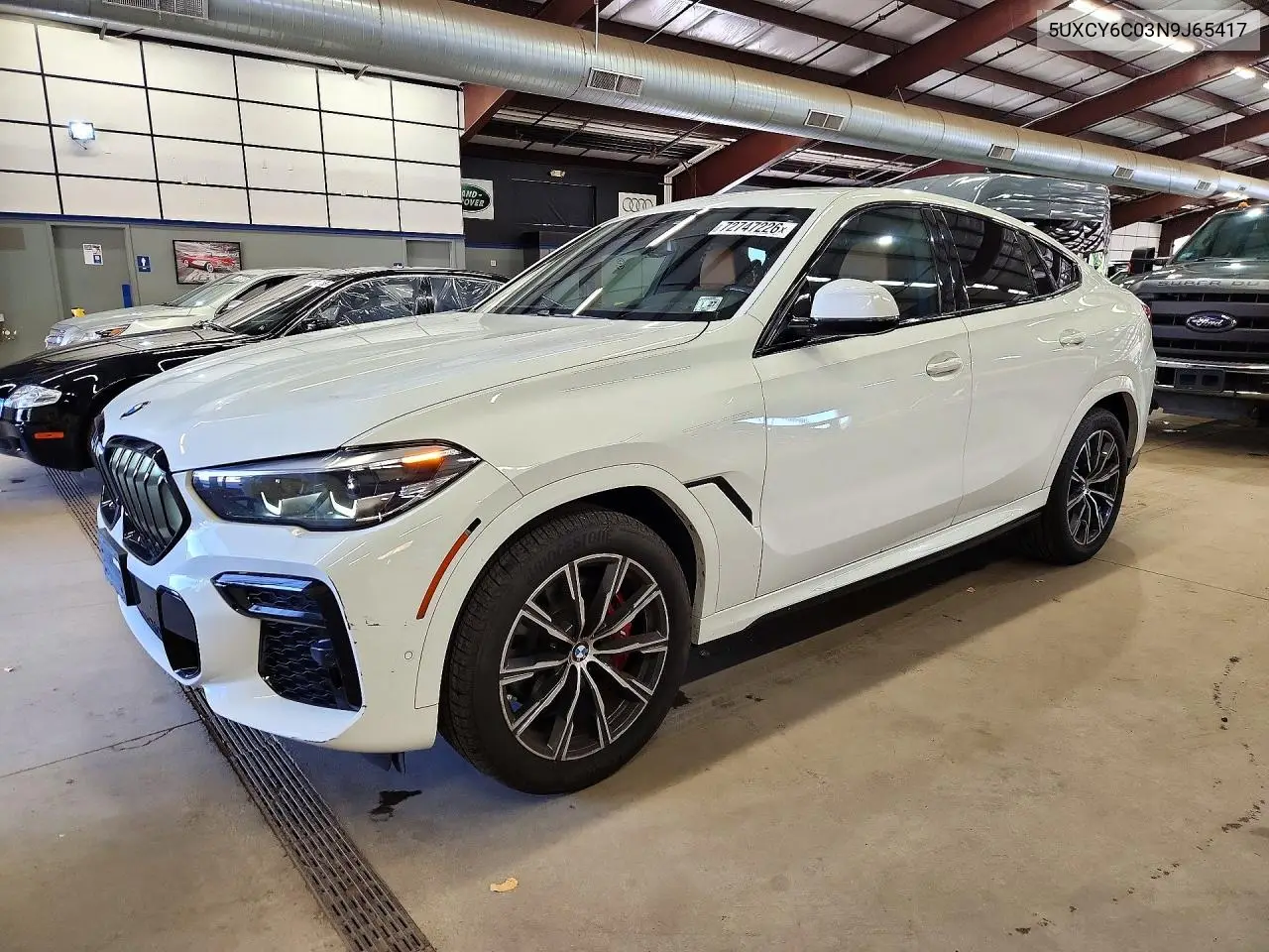 5UXCY6C03N9J65417 BMW X6 2022 — повреждение Ходовая часть, фото до ремонта