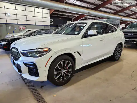 5UXCY6C03N9J65417 — 2022 BMW X6, Ходовая часть, фото до ремонта