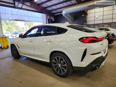 5UXCY6C03N9J65417 — 2022 BMW X6, фото 2 с аукциона Copart 15.10.2026, Ходовая часть