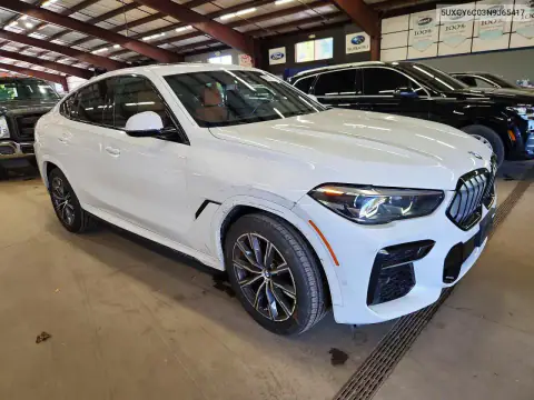 5UXCY6C03N9J65417 — 2022 BMW X6, фото 4 с аукциона Copart 15.10.2026, Ходовая часть