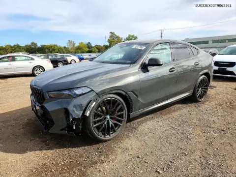5UX33EX03T9062563 — 2026 BMW X6, Передняя часть, фото до ремонта