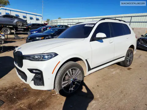 5UXCW2C57KL082209 — 2019 BMW X7, Передняя часть, фото до ремонта