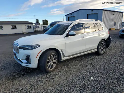 5UXCW2C08M9G03090 — 2021 BMW X7, Задняя часть, фото до ремонта