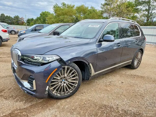 5UXCW2C07N9J34363 — 2022 BMW X7, Передняя часть (Front End), фото до ремонта