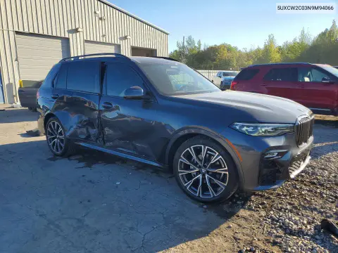 2022 BMW X7 xDrive40I VIN 5UXCW2C03N9M94066 фото 4