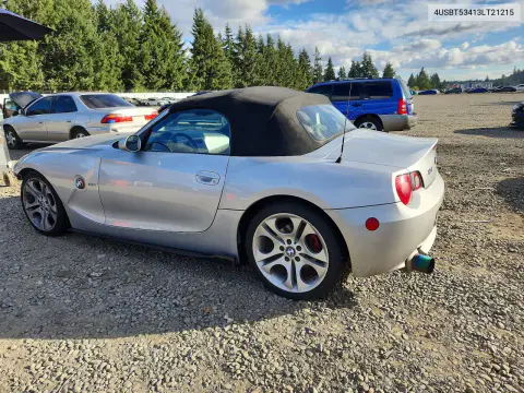 2003 BMW Z4 3.0 VIN 4USBT53413LT21215 фото 2