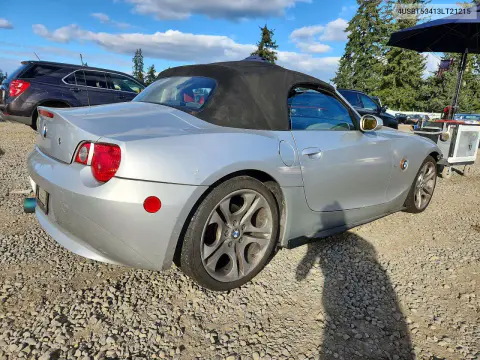 2003 BMW Z4 3.0 VIN 4USBT53413LT21215 фото 3