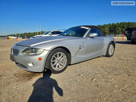 4USBT33535LS55444 — 2005 BMW Z4, Передняя часть, фото до ремонта
