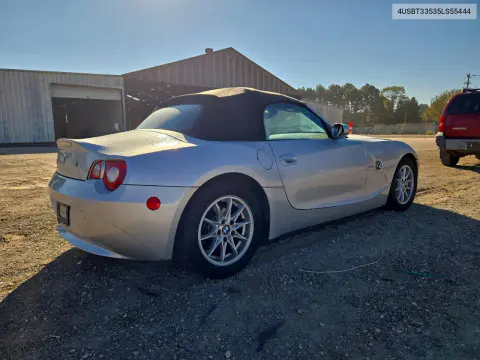 2005 BMW Z4 2.5 VIN 4USBT33535LS55444 фото 3