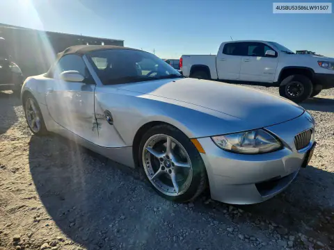 2006 BMW Z4 3.0Si VIN 4USBU53586LW91507 фото 4