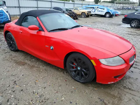 2007 BMW Z4 3.0 VIN 4USBU33527LW60677 фото 4