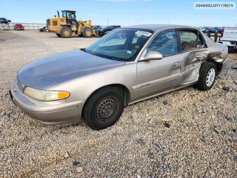 2G4WS52J3Y1178519 — 2000 Buick Century, Задняя часть, фото до ремонта