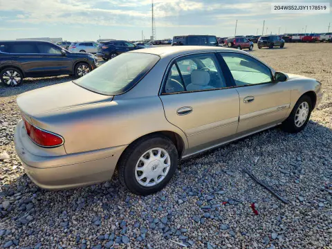 2000 Buick Century Custom VIN 2G4WS52J3Y1178519 фото 3
