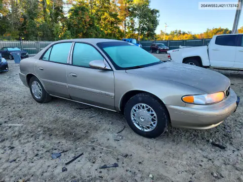 2002 Buick Century Custom VIN 2G4WS52J421173742 фото 4
