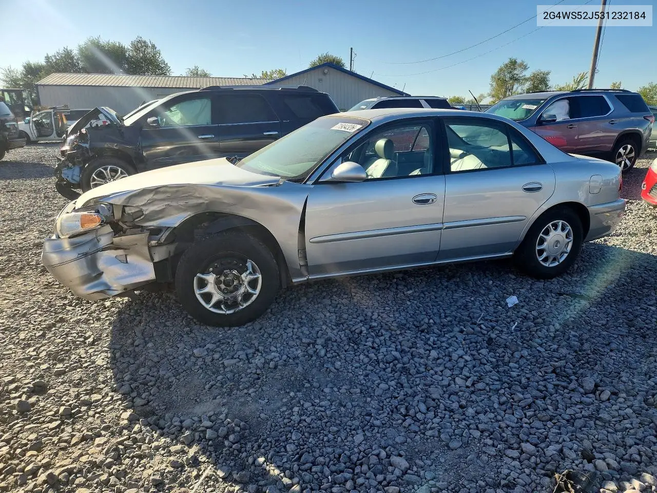2003 Buick Century Custom VIN 2G4WS52J531232184 фото 1