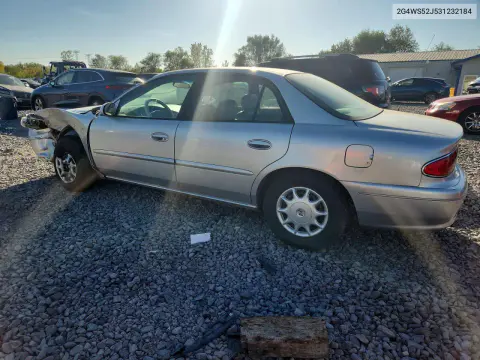 2003 Buick Century Custom VIN 2G4WS52J531232184 фото 2