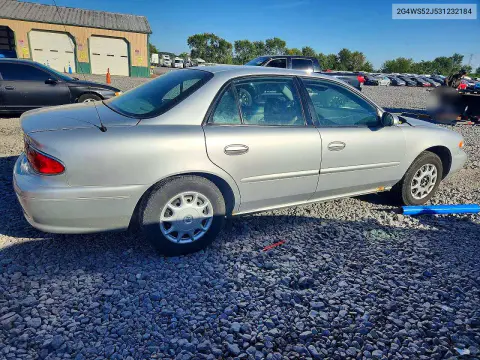 2003 Buick Century Custom VIN 2G4WS52J531232184 фото 3