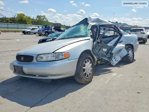 2G4WS52J951101004 — 2005 Buick Century, Переворот, фото до ремонта