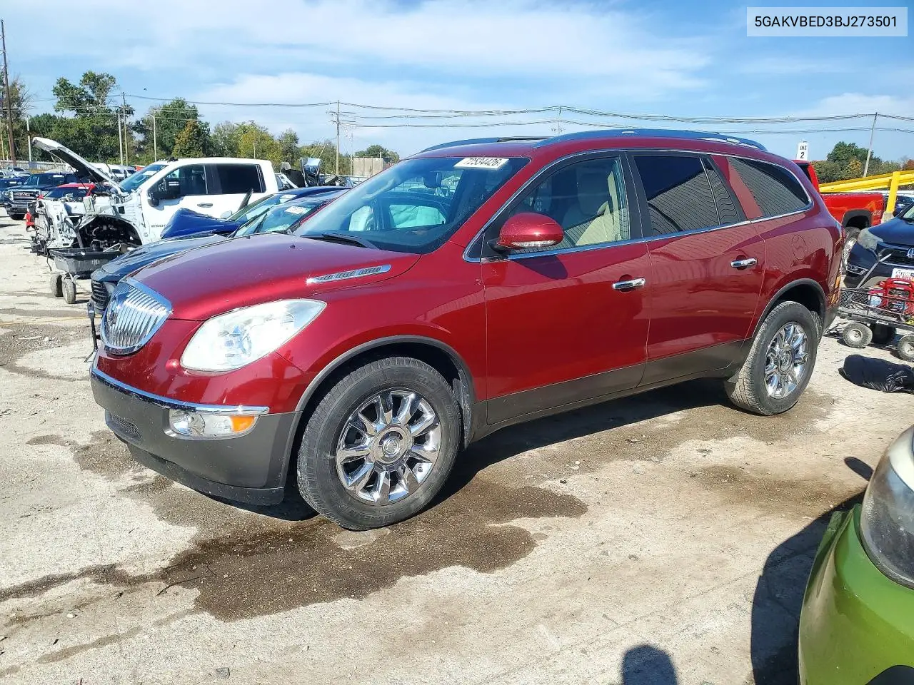 2011 Buick Enclave Cxl VIN 5GAKVBED3BJ273501 фото 1