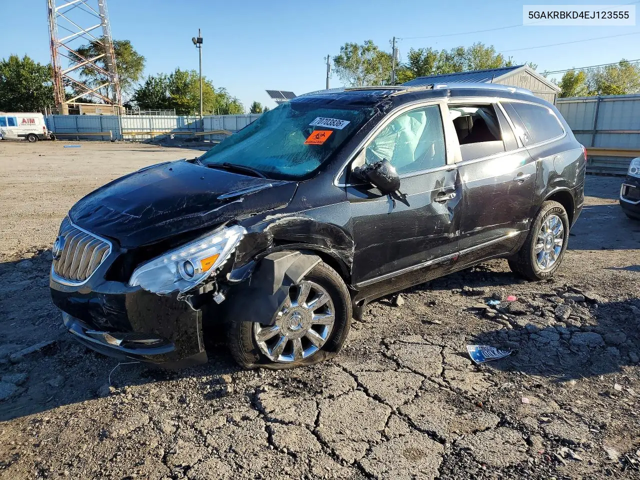 2014 Buick Enclave VIN 5GAKRBKD4EJ123555 фото 1