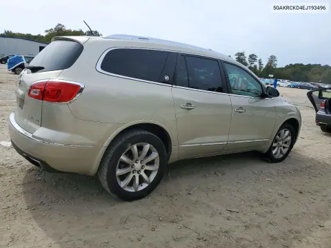 2014 Buick Enclave VIN 5GAKRCKD4EJ193496 фото 3