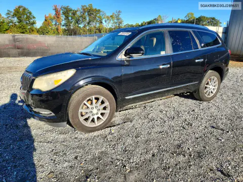 5GAKRBKD3GJ289651 — 2016 Buick Enclave, Передняя часть, фото до ремонта
