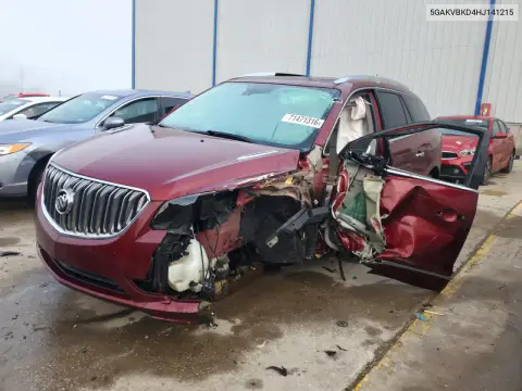 5GAKVBKD4HJ141215 — 2017 Buick Enclave, Передняя часть, фото до ремонта