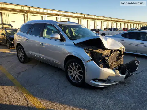 2017 Buick Enclave VIN 5GAKVBKD7HJ178422 фото 4