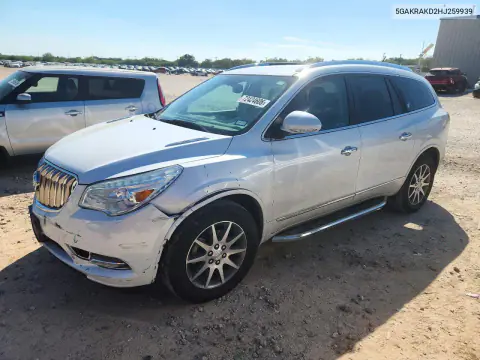 2017 Buick Enclave VIN 5GAKRAKD2HJ259939 фото 1