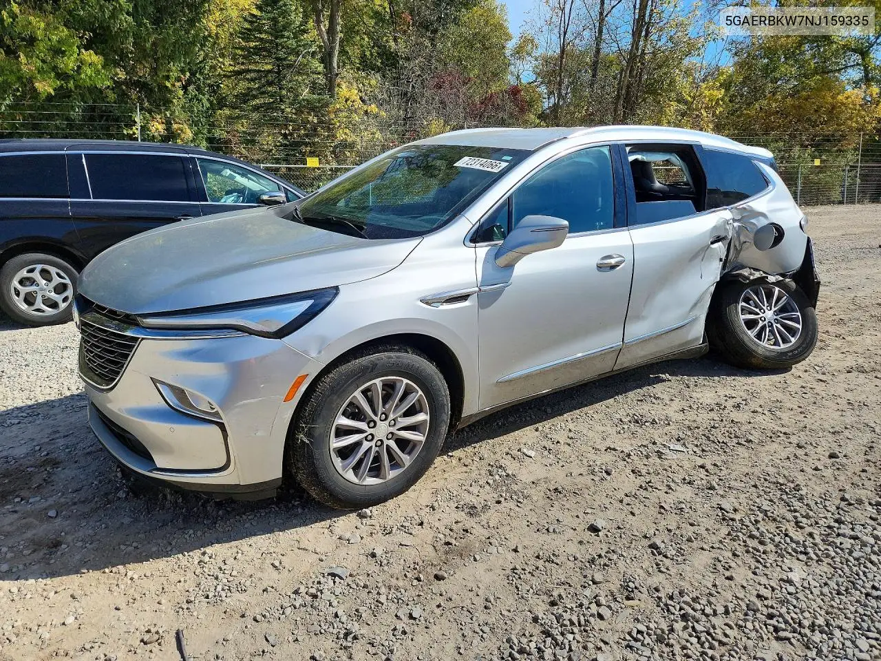 2022 Buick Enclave Essence VIN 5GAERBKW7NJ159335 фото 1