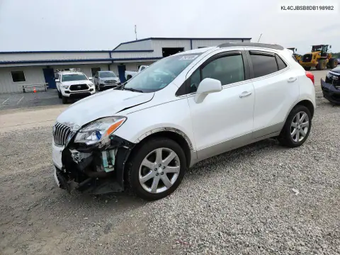 KL4CJBSB8DB198982 — 2013 Buick Encore, Передняя часть, фото до ремонта
