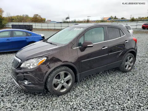 KL4CJBSBXEB783452 — 2014 Buick Encore, Передняя часть, фото до ремонта