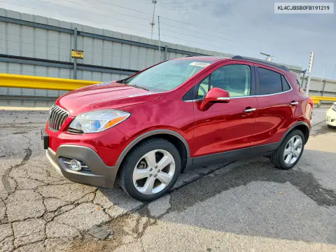 KL4CJBSB0FB191219 — 2015 Buick Encore, Град, фото до ремонта