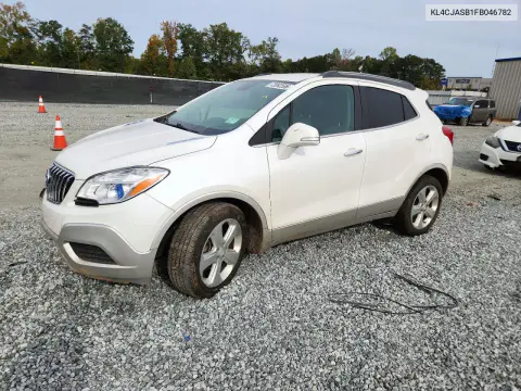 KL4CJASB1FB046782 — 2015 Buick Encore, Передняя часть, фото до ремонта