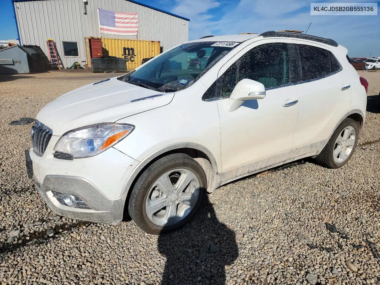 2016 Buick Encore Premium VIN KL4CJDSB2GB555136 фото 1