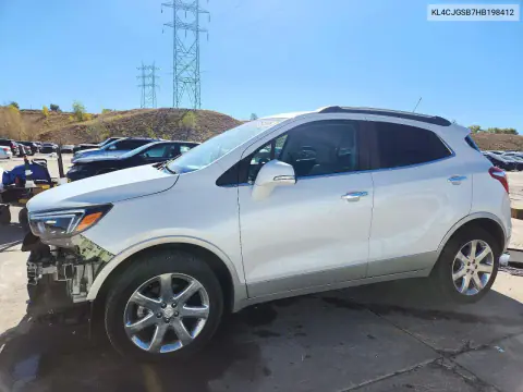 KL4CJGSB7HB198412 — 2017 Buick Encore, Передняя часть, фото до ремонта