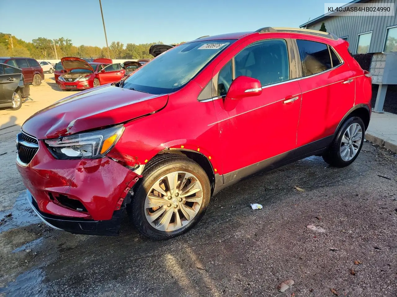 2017 Buick Encore Preferred VIN KL4CJASB4HB024990 фото 1
